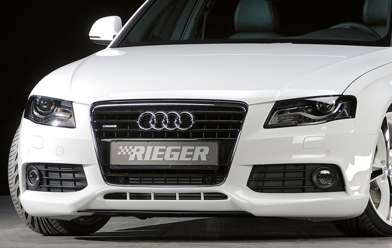 Rieger Spoilerlippe Audi A4 (B8/B81) 11.07-12.11 (bis Facelift) - 55501