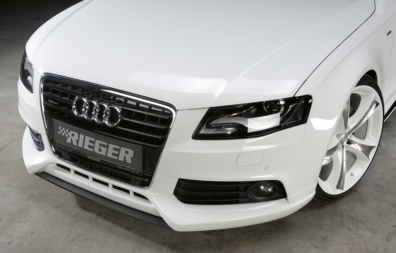 Rieger Spoilerlippe Audi A4 (B8/B81) 11.07-12.11 (bis Facelift) - 55501