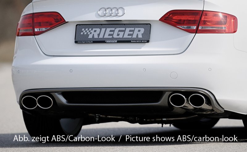 Rieger Heckeinsatz Audi A4 (B8/B81) 11.07-12.11 (bis Facelift) - 55503