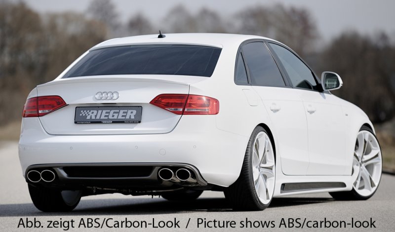 Rieger Heckeinsatz Audi A4 (B8/B81) 11.07-12.11 (bis Facelift) - 55503