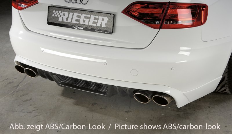 Rieger Heckschürzenansatz Audi A4 (B8/B81) 11.07-12.11 (bis Facelift) - 55508
