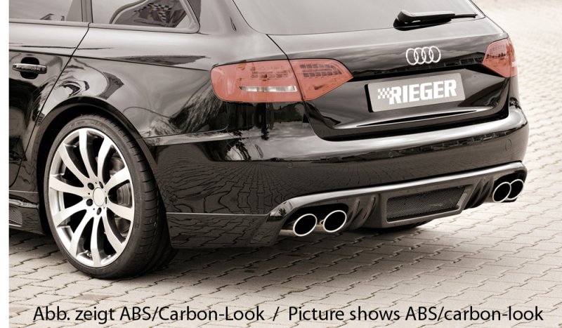 Rieger Heckschürzenansatz Audi A4 (B8/B81) 11.07-12.11 (bis Facelift) - 55508