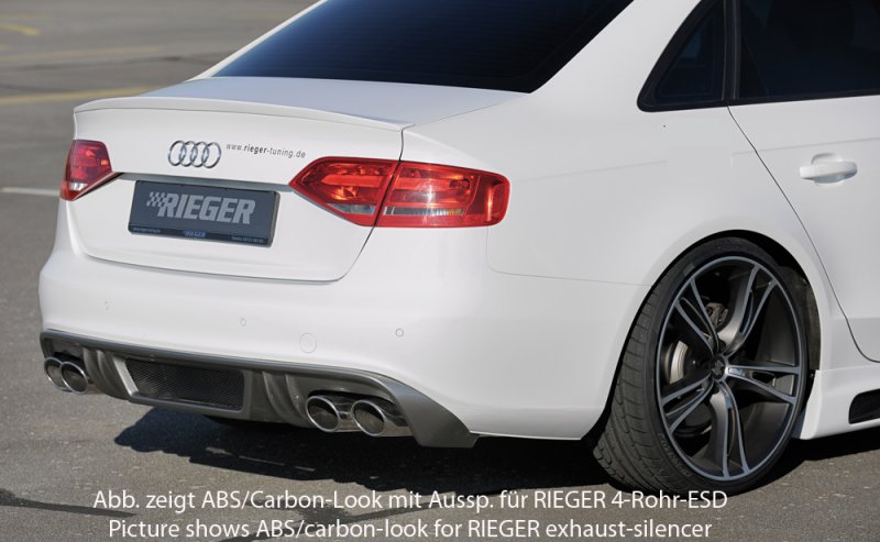 Rieger Heckeinsatz Audi A4 (B8/B81) 11.07-12.11 (bis Facelift) - 55518