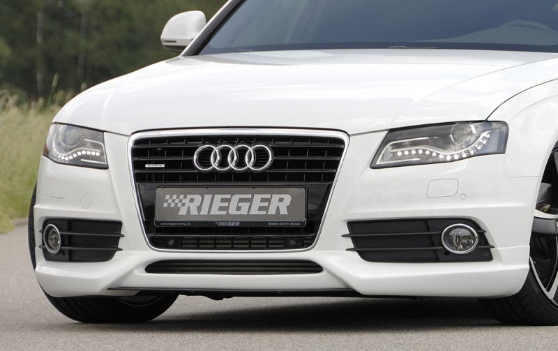Rieger Spoilerlippe Audi A4 (B8/B81) 11.07-12.11 (bis Facelift) - 55520