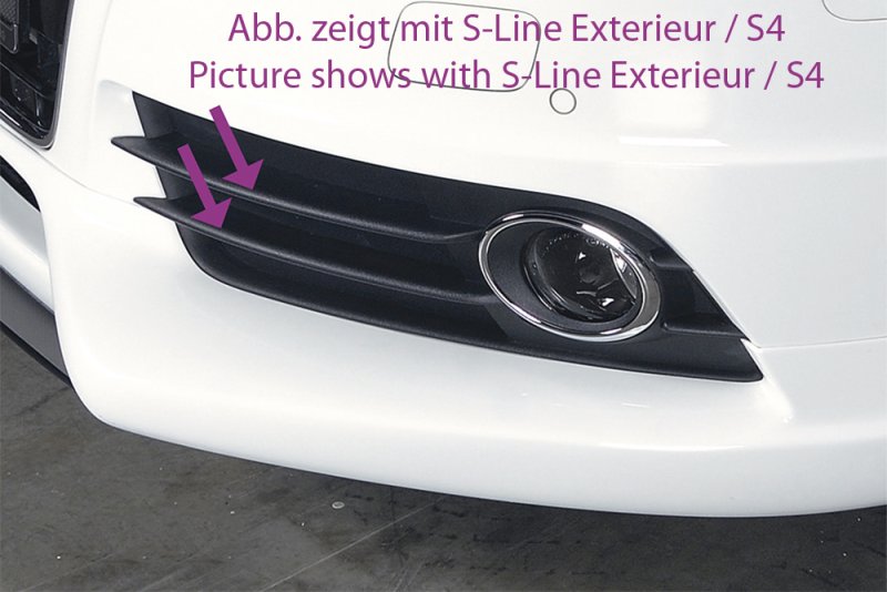 Rieger Spoilerschwert Audi A4 (B8/B81) 11.07-12.11 (bis Facelift) - 55521