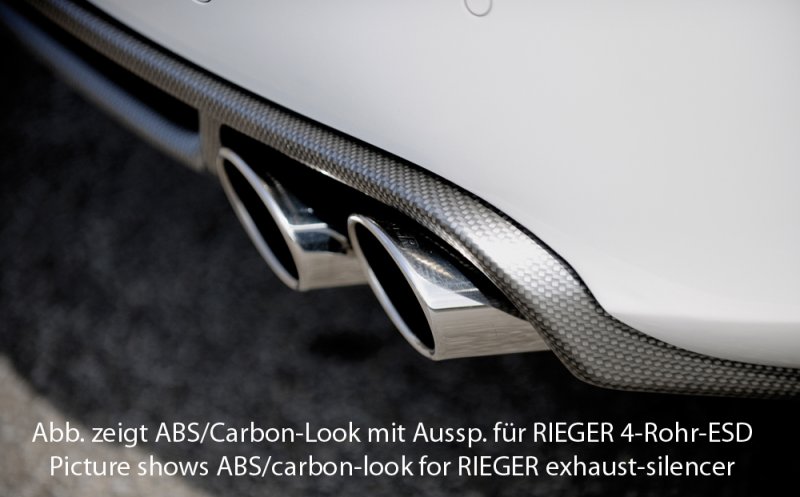 Rieger Heckeinsatz Audi A4 (B8/B81) 11.07-12.11 (bis Facelift) - 55523
