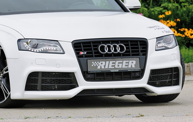 Rieger Spoilerstoßstange Audi A4 (B8/B81) 11.07-12.11 (bis Facelift) - 55525