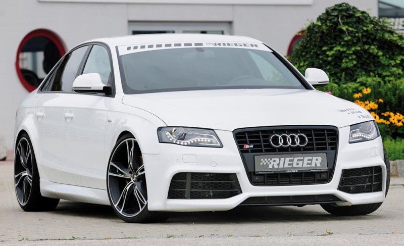Rieger Spoilerstoßstange Audi A4 (B8/B81) 11.07-12.11 (bis Facelift) - 55525