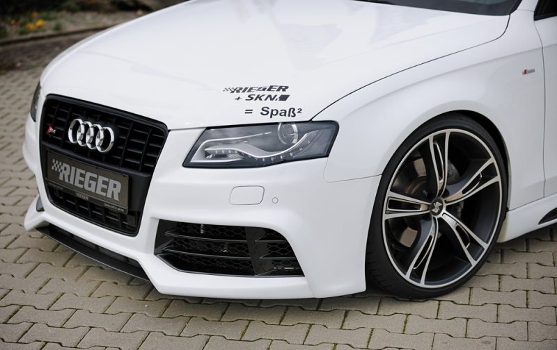 Rieger Spoilerstoßstange Audi A4 (B8/B81) 11.07-12.11 (bis Facelift) - 55525