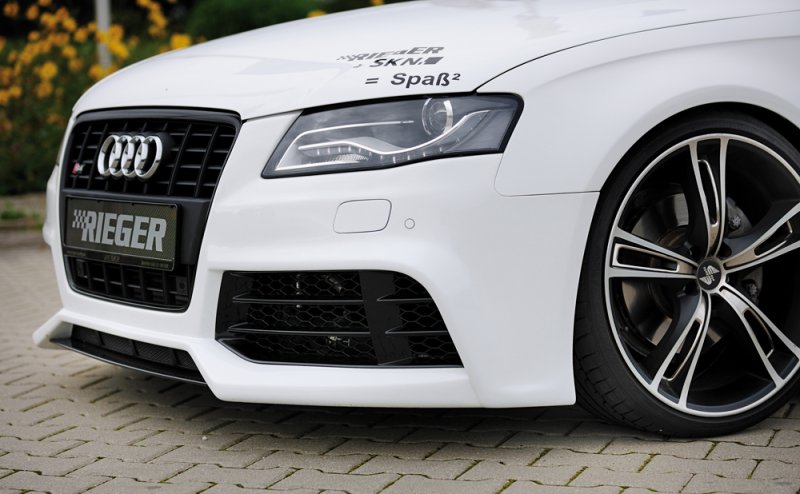 Rieger Spoilerstoßstange Audi A4 (B8/B81) 11.07-12.11 (bis Facelift) - 55525