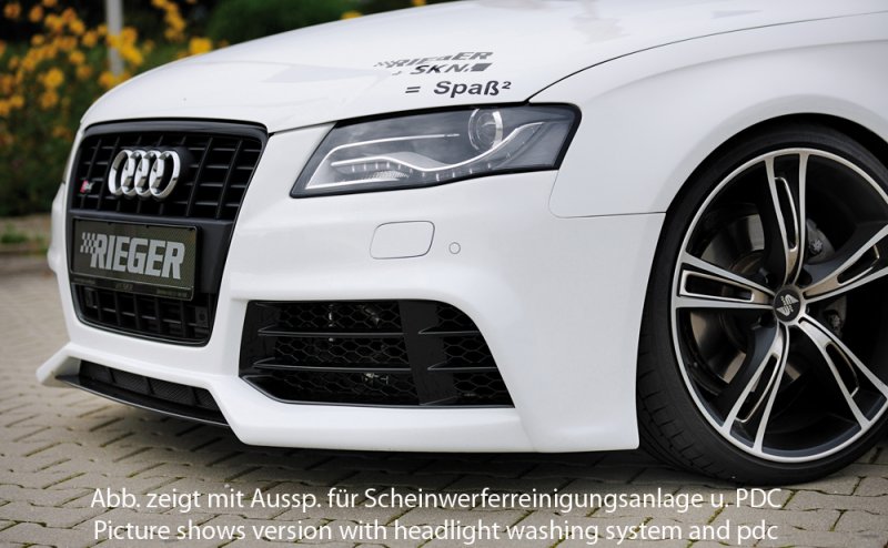 Rieger Spoilerstoßstange Audi A4 (B8/B81) 11.07-12.11 (bis Facelift) - 55527