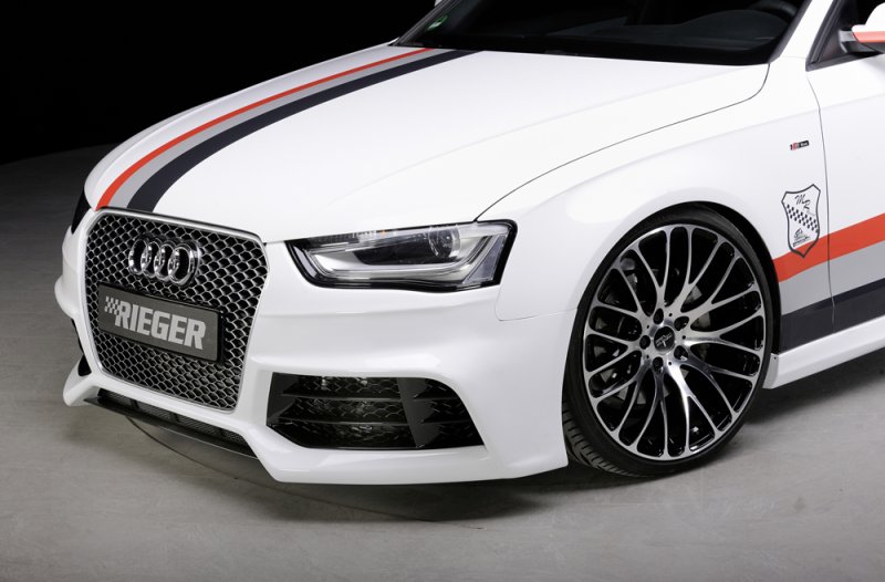 Rieger Spoilerstoßstange Audi A4 (B8/B81) 01.12- (ab Facelift) - 55546