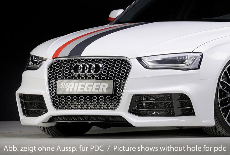 Rieger Spoilerstoßstange Audi A4 (B8/B81) 01.12- (ab Facelift) - 55547
