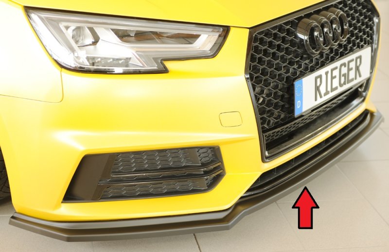 Rieger Spoilerschwert Audi A4 (B9/F4) 08.15-07.18 (bis Facelift 1) - 55550