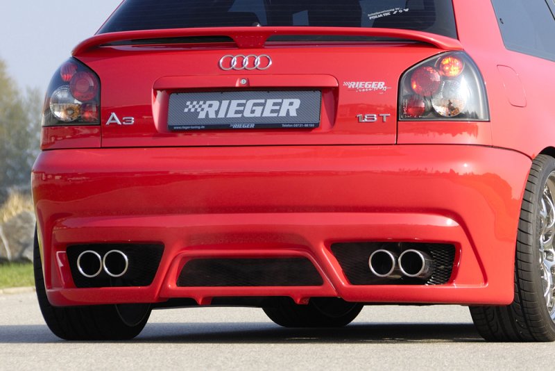 Rieger Heckschürze neues Design Audi A3 (8L) - 56643