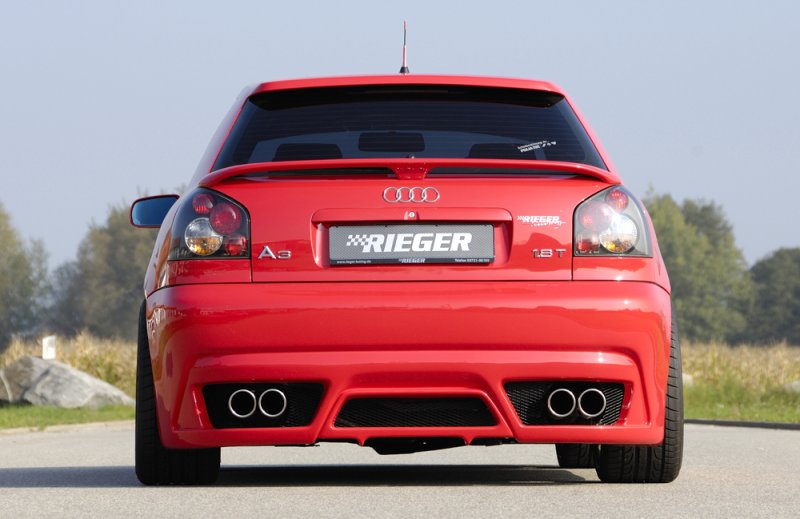 Rieger Heckschürze neues Design Audi A3 (8L) - 56643