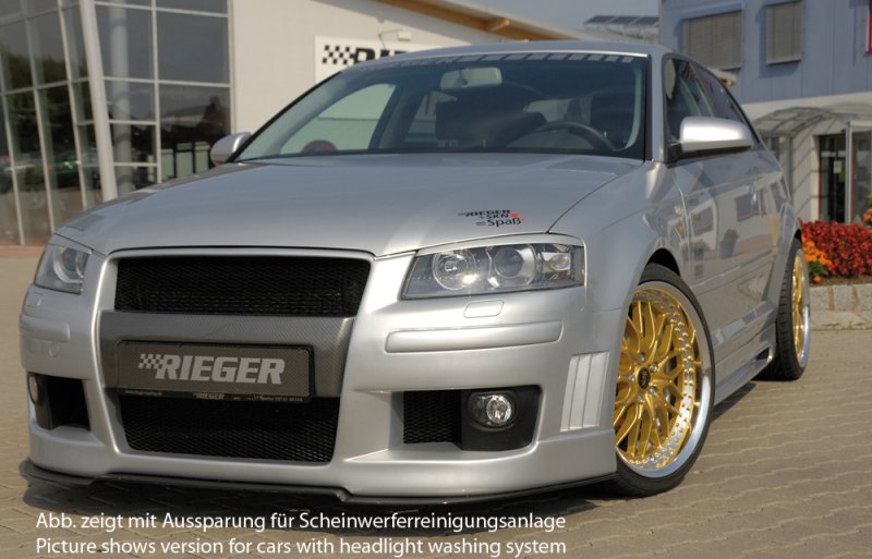 Rieger Spoilerstoßstange Audi A3 (8P) -05.05 (bis Facelift) - 56731
