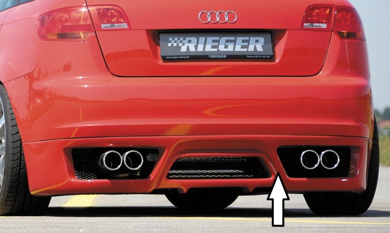 Rieger Heckansatz Audi A3 (8P) (bis Facelift) - 56742