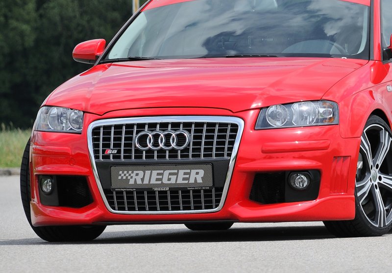 Rieger Spoilerstoßstange R-Frame Audi A3 (8P) 06.05-06.08 - 56743