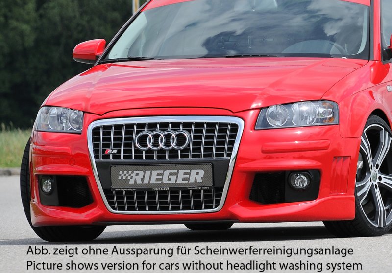 Rieger Spoilerstoßstange R-Frame Audi A3 (8P) 06.05-06.08 - 56744
