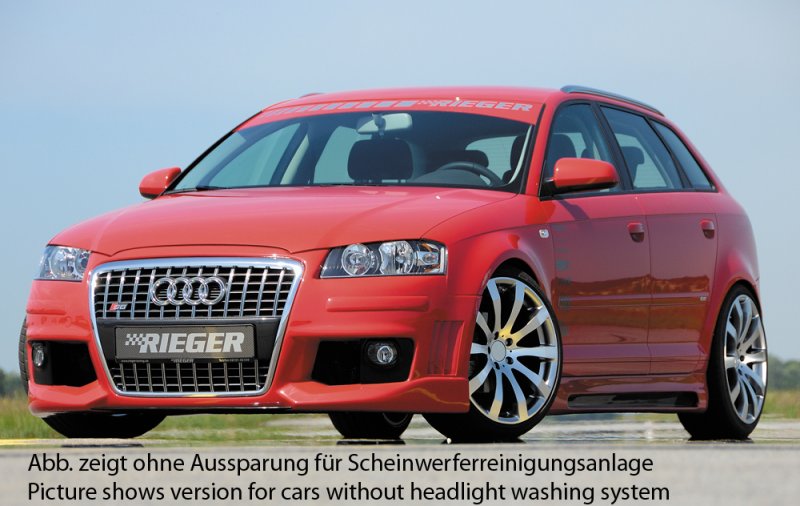 Rieger Spoilerstoßstange R-Frame Audi A3 (8P) 06.05-06.08 - 56744