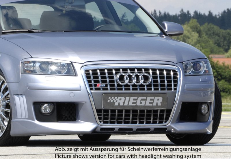 Rieger Spoilerstoßstange R-Frame Audi A3 (8P) -05.05 (bis Facelift) - 56750