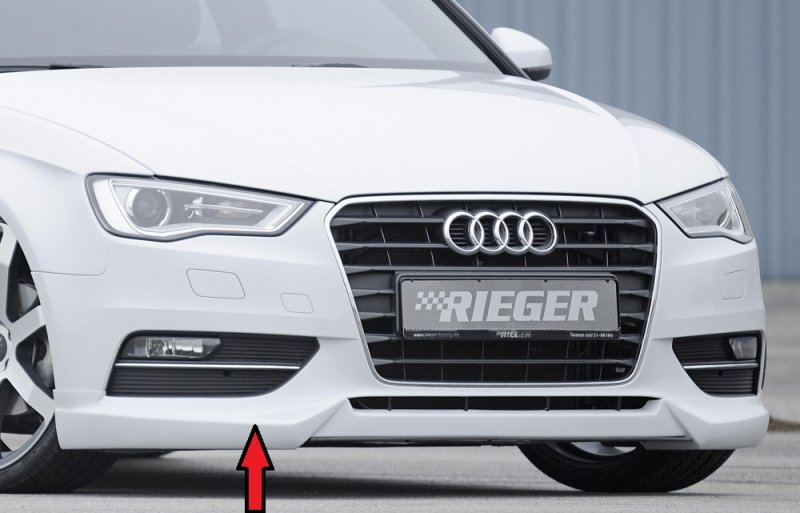 Rieger Spoilerlippe Audi A3 (8V) 07.12-08.16 (bis Facelift) - 56780