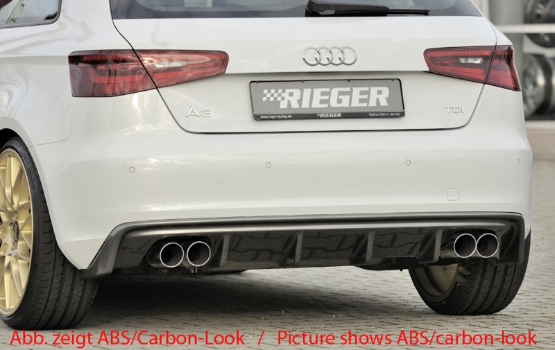 Rieger Heckeinsatz Audi A3 (8V) 07.12-08.16 (bis Facelift) - 56787