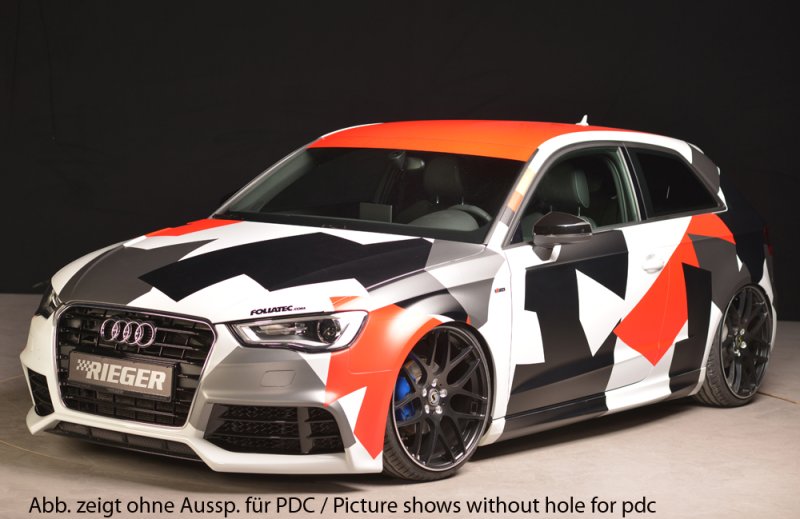 Rieger Spoilerstoßstange Audi A3 (8V) 07.12-08.16 (bis Facelift) - 56791