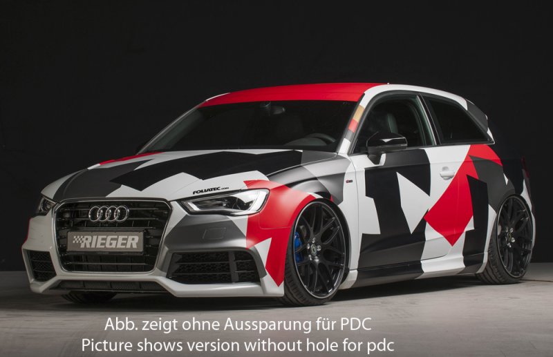 Rieger Spoilerstoßstange Audi A3 (8V) 07.12-08.16 (bis Facelift) - 56791