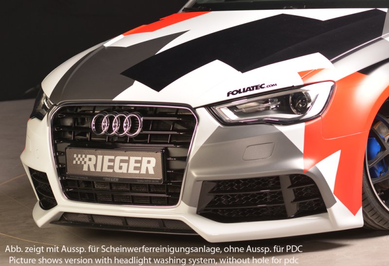 Rieger Spoilerstoßstange Audi A3 (8V) 07.12-08.16 (bis Facelift) - 56793