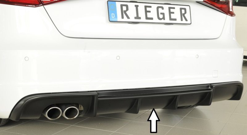 Rieger Heckeinsatz Audi A3 (8V) 07.12-08.16 (bis Facelift) - 56804
