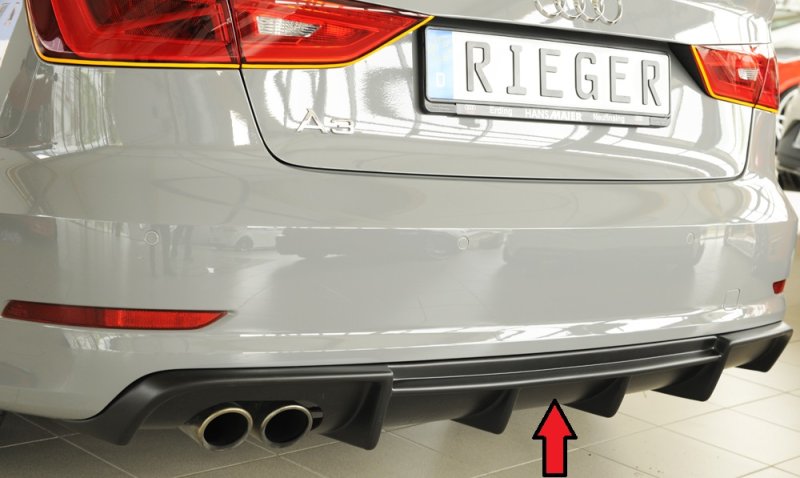 Rieger Heckeinsatz Audi A3 (8V) 07.12-08.16 (bis Facelift) - 56807