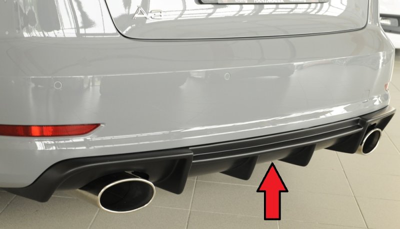 Rieger Heckeinsatz Audi A3 (8V) 07.12-08.16 (bis Facelift) - 56809