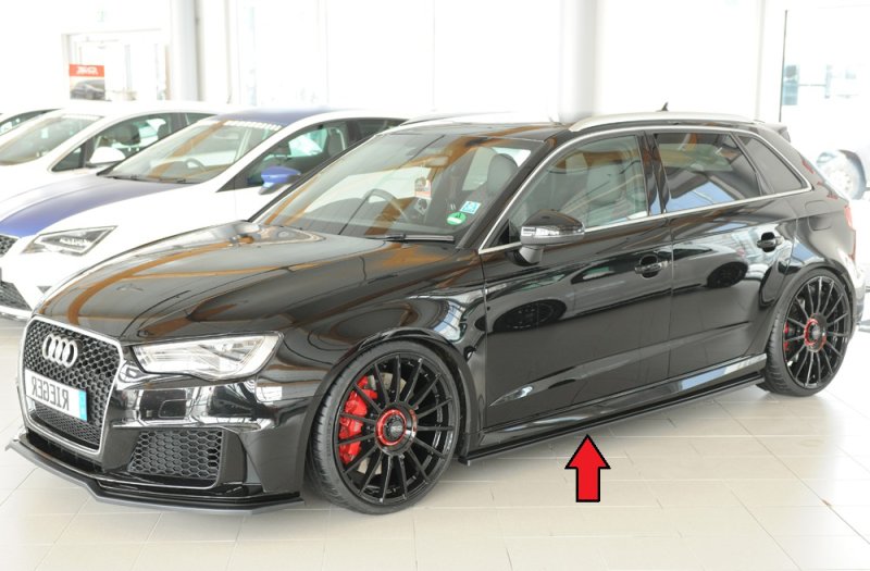 Rieger Seitenschwelleransatz Audi RS3 (8V) 02.17- (ab Facelift) - 56814