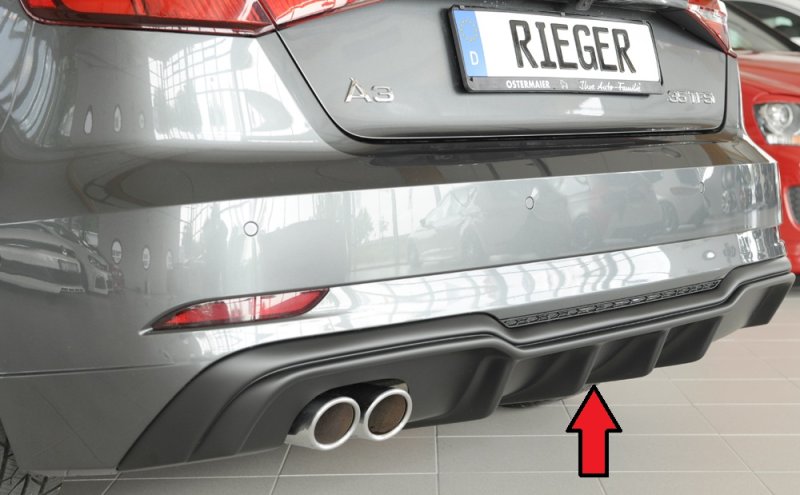 Rieger Heckeinsatz Audi A3 (8V) 09.16- (ab Facelift) - 56820