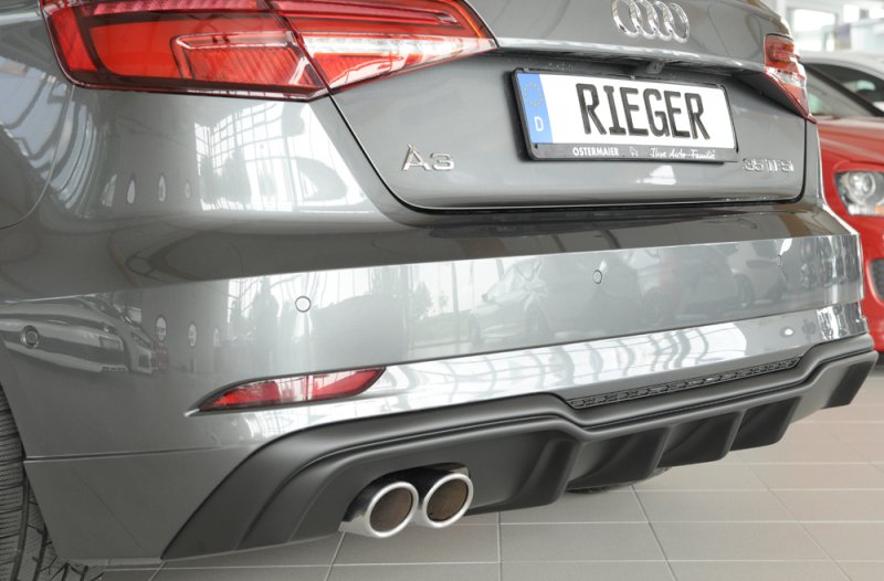 Rieger Heckeinsatz Audi A3 (8V) 09.16- (ab Facelift) - 56820