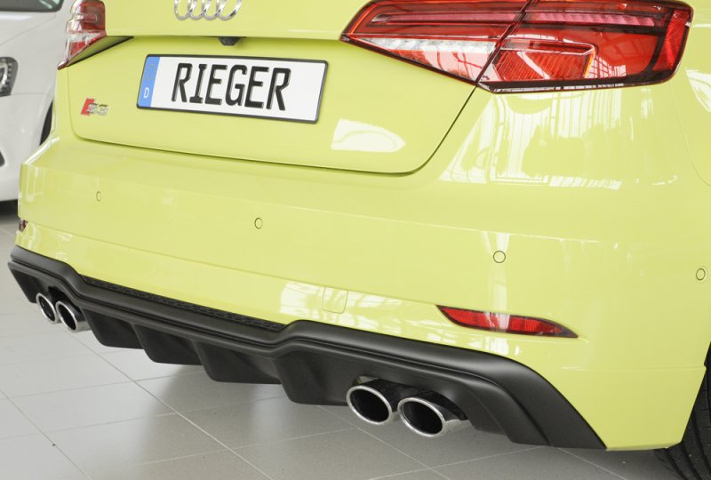 Rieger Heckeinsatz Audi A3 S3 (8V) 09.16- (ab Facelift) - 56821