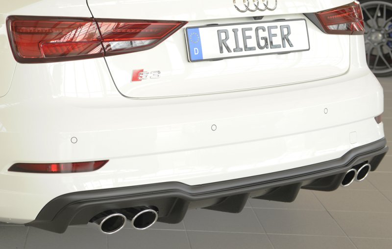 Rieger Heckeinsatz Audi A3 S3 (8V) 09.16- (ab Facelift) - 56825