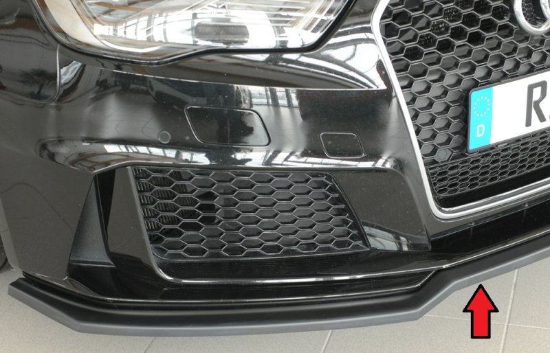 Rieger Spoilerschwert Audi RS3 (8V) 04.15-01.17 (bis Facelift) - 56828