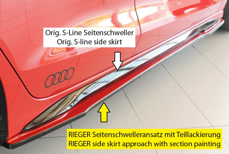 Rieger Seitenschwelleransatz Audi A3 (GY) 11.19- - 56833