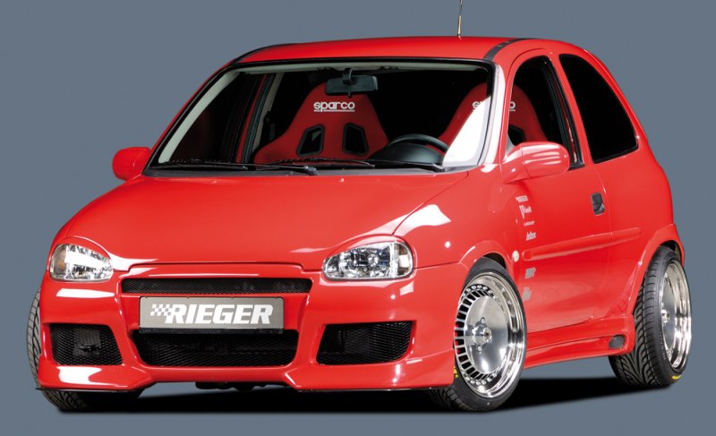 Rieger Spoilerstoßstange Opel Corsa B 02.93-09.96 (bis Modell 97) - 58820