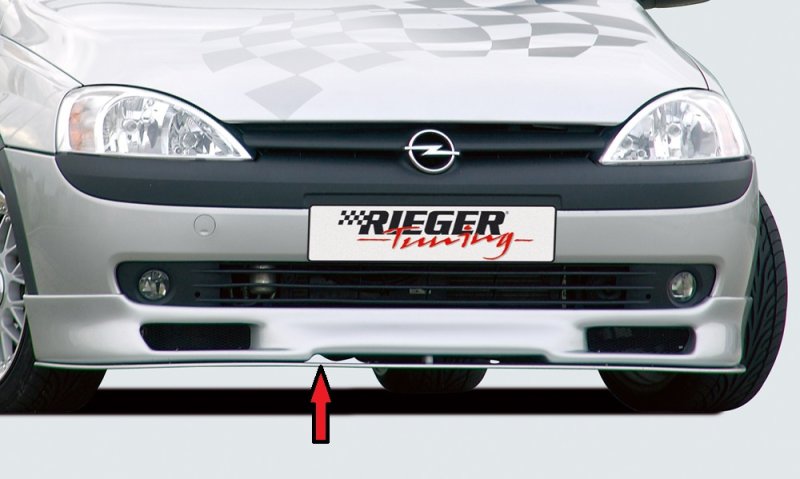 Rieger Spoilerschwert Opel Corsa C 09.00-05.03 (bis Facelift) - 58911