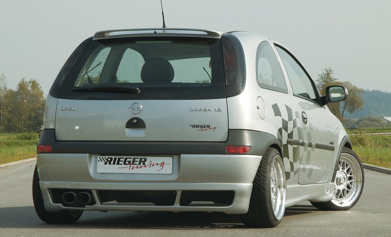 Rieger Heckansatz Opel Corsa C 09.00-05.03 (bis Facelift) - 58915