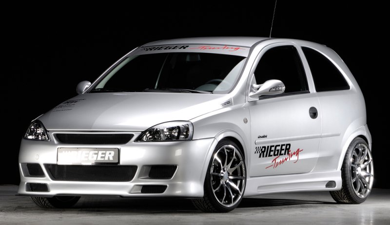 Rieger Spoilerstoßstange Opel Corsa C 06.03- (ab Facelift) - 58917
