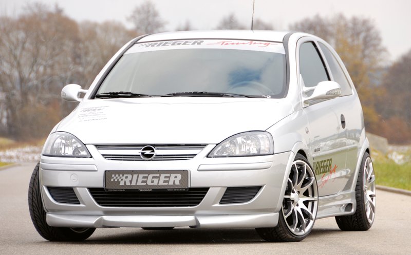 Preview: Rieger Spoilerlippe Opel Corsa C 06.03- (ab Facelift) - 58921