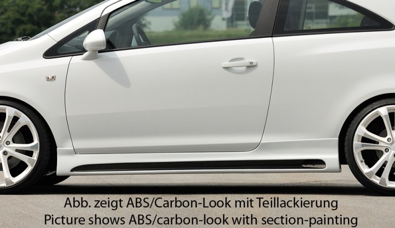 Rieger Seitenschweller Opel Corsa D 01.11- (ab Facelift) - 58944