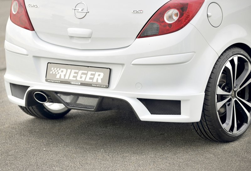 Rieger Heckschürzenansatz Opel Corsa D 01.11- (ab Facelift) - 58947