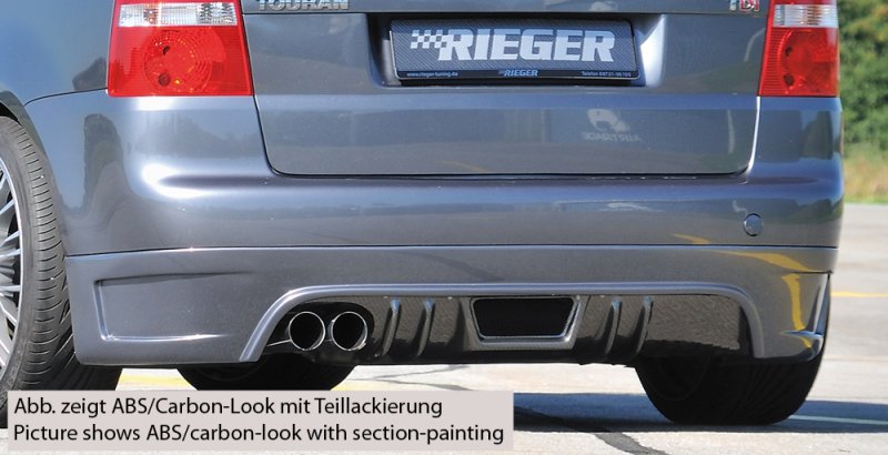 Rieger Heckschürzenansatz VW Touran (1T) 03.03-10.06 (bis Facelift) - 59211