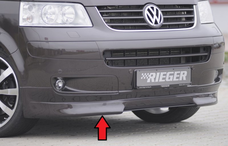 Rieger Spoilerlippe VW T5 Bus 04.03-08.09 (bis Facelift) - 59250